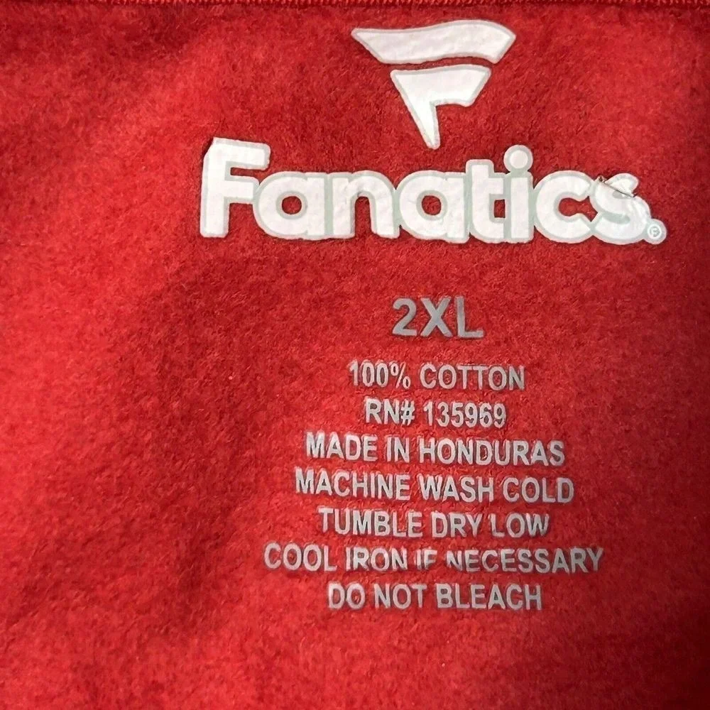 Fanatics San Francisco 49ers Men's Hoodie NFL Logo Drawstring Hood 2X- New - Picture 6 of 7